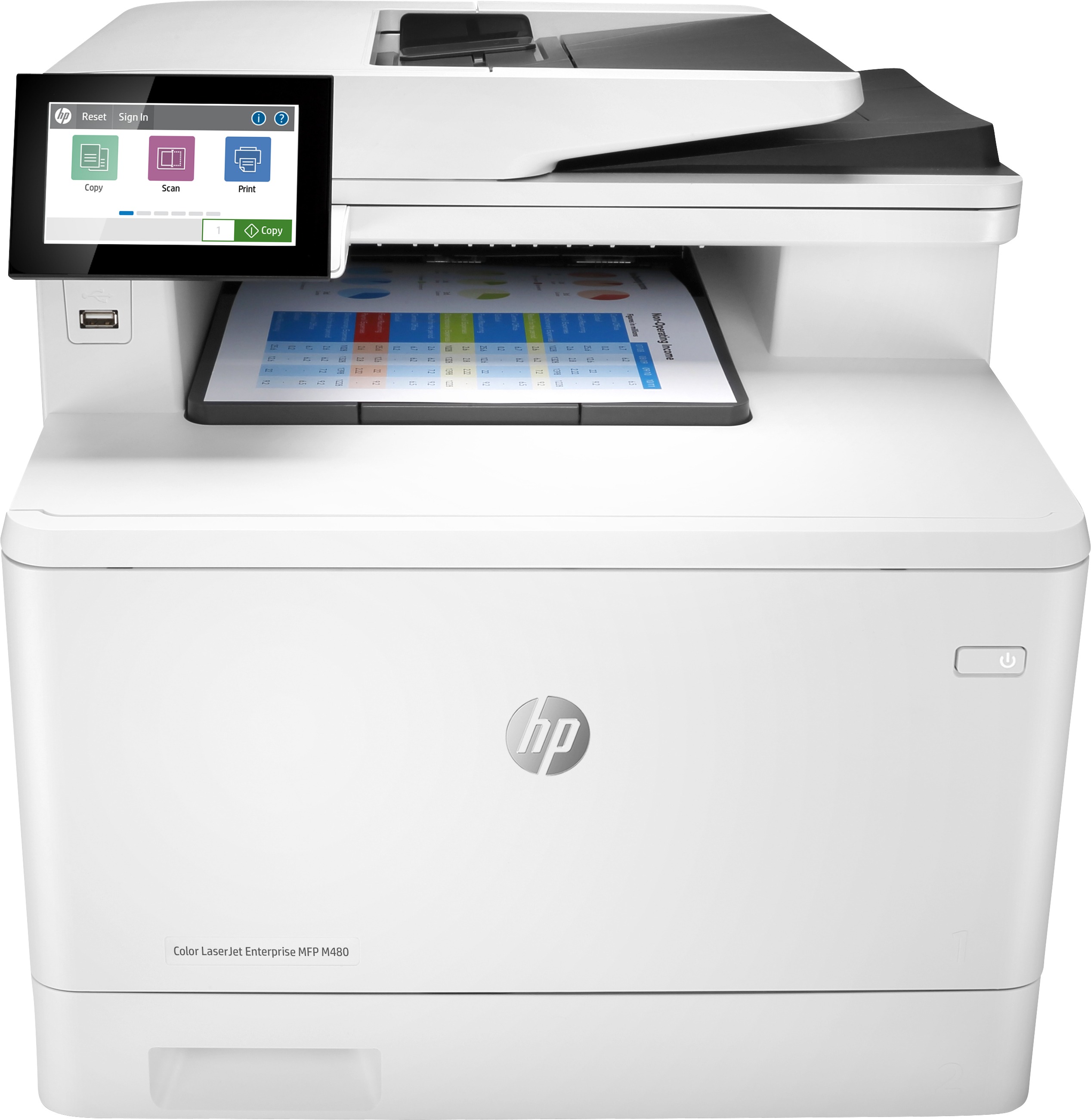 Multifunción HP LaserJet Enterprise MFP M480F